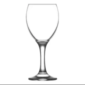   Borospohár készlet, LAV Empire, 245 ml, 6 db, 6,3 × 16,9 cm, átlátszó, üveg, vastag száras, mosogatógépben mosható