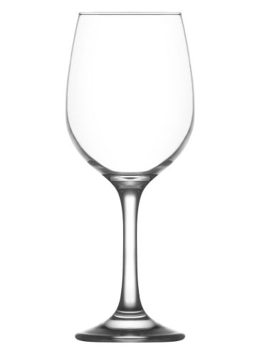 Borospohár készlet, LAV Fame, 300 ml, 6 db, 6 × 19 cm, átlátszó, üveg, vékony száras, mosogatógépben mosható