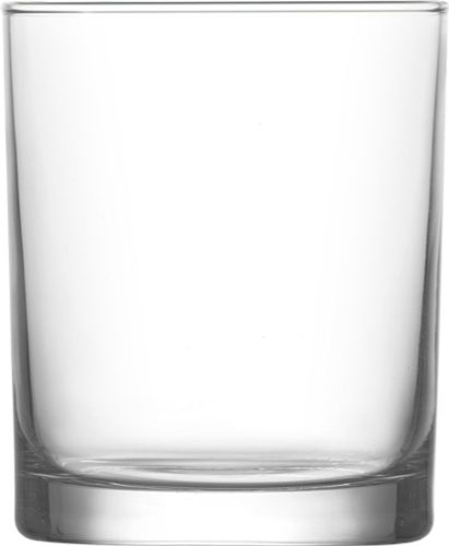 Whiskys pohár készlet, LAV Liberty, 280 ml, 6 db, 7,4 x 8,8 cm, átlátszó, üveg, mosogatógépben mosható