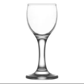   Likőrös pohár készlet, LAV Misket, 55 ml, 6 db, 4,6 x 11,2 cm, átlátszó, üveg, talpas, mosogatógépben mosható