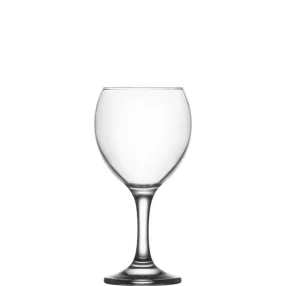   Borospohár készlet, LAV Misket, 260 ml, 6 db, 6,8 x 16 cm, átlátszó, üveg, vékony száras