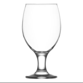   Söröspohár készlet, LAV Misket, 400 ml, 6 db, 6,9 × 16 cm, átlátszó, üveg, elegáns kivitel, stabil talp