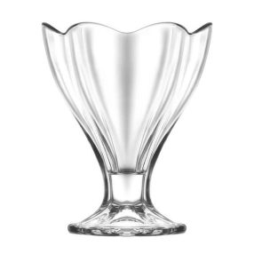   Desszertes pohár készlet, LAV Lily, 250 ml, 6 db, 10 x 12,7 cm, átlátszó, üveg