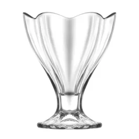   Desszertes pohár készlet, LAV Lily, 250 ml, 6 db, 10 x 12,7 cm, átlátszó, üveg