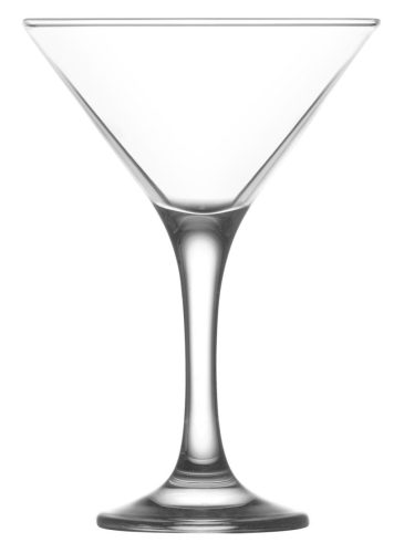 Martinis pohár készlet, LAV Misket, 175 ml, 6 db, 10,7 x 14,8 cm, átlátszó, üveg