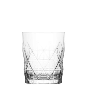   Ivópohár készlet, LAV Keops, 345 ml, 6 db, 8,3 × 10 cm, átlátszó, üveg, vízhez