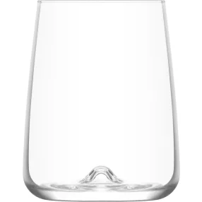   Ivópohár készlet, LAV Terra, 360 ml, 6 db, 6,4 x 10 cm, átlátszó, üveg, vízhez