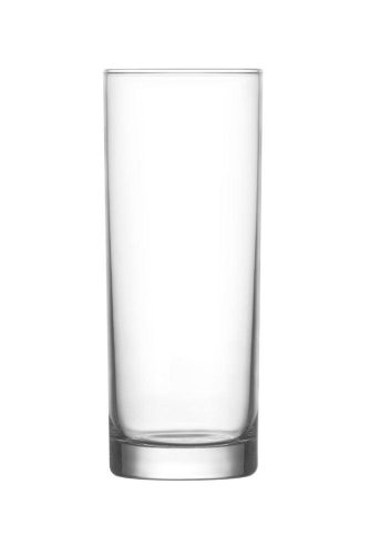 Ivópohár készlet, LAV Liberty, 360 ml, 6 db, 6,4 x 16 cm, átlátszó, üveg, karcsú forma, vízhez