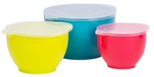 Salátástál készlet, MagicHome, 1200/2000/3400 ml, 3 db-os, polipropilén (PP)