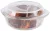 Sütőtál, MagicHome, 2500 ml + 1200 ml, átlátszó, 29 × 25 × 10,4 cm, kerek, edzett boroszilikát üveg, hőálló -40 – +400 °C, mosogatógépben mosható