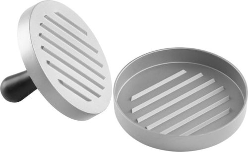 Hamburgerprés, MagicHome, 12 x 12 x 8 cm, grillezéshez, egyenletes sütéshez, egységes forma és magasság