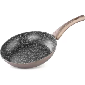   Serpenyő, MagicHome Coffee Brown Line, 24 cm, matt barna, tapadásmentes, 2 rétegű márványbevonat, indukciós, mosogatógépben mosható, PFOA-mentes