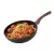Wok serpenyő, MagicHome Black Marble Line, 28 cm, fekete, márványhatású, tapadásmentes, alumínium, indukciós, mosogatógépben mosható