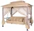 ALIPASCHA Lux 3-4 személyes hintaágy - 257x174x235cm