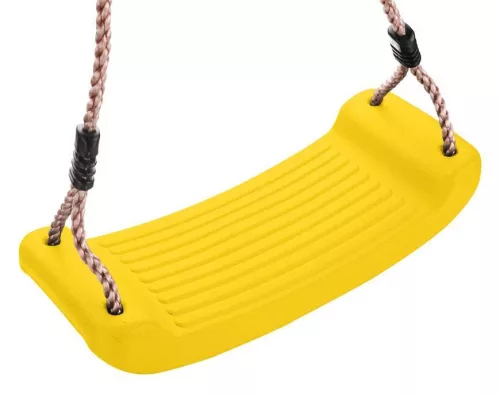 LEQ ABELLA műanyag gyerek hinta - sárga - 43x17x8,5cm