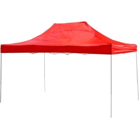 FESTIVAL 30 kerti sátor - 3x3 méter, piros