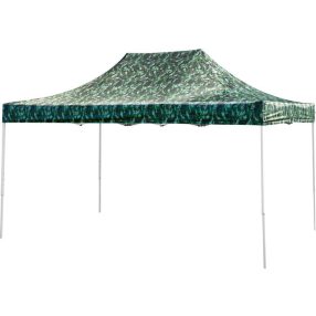 FESTIVAL 45 kerti sátor - 3x4,5 méter, zöld