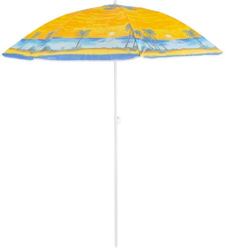 BEACH strand napernyő - 180 cm, 19/22 mm - sárga