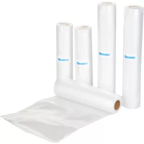   Vákuumfólia tekercs készlet, MagicHome, 20 x 300 cm (3 db) + 28 x 300 cm (2 db), vákuumozó gépekhez, univerzális, erős és tartós
