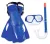 BESTWAY, 25019 búvár szett, Hydro-Swim Freestyle Snorkel, gyermekeknek, búvárkodáshoz