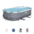 BESTWAY Power Steel csővázas medence szett, 427 × 250 × 100 cm, ovális, papírszűrős, létrával, ChemConnect adagolóval, javítótapasszal (56620)