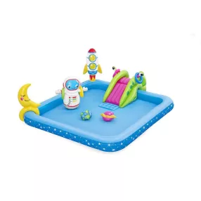   BESTWAY, 53126, Little Astronaut, felfújható gyermekmedence, 2,28 x 2,06 x 0,84 m