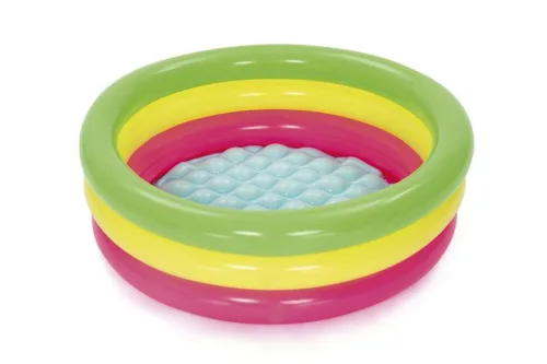 BESTWAY, 51128, Summer, felfújható szivárványszínű gyermekmedence, 0,70 x 0,24 m