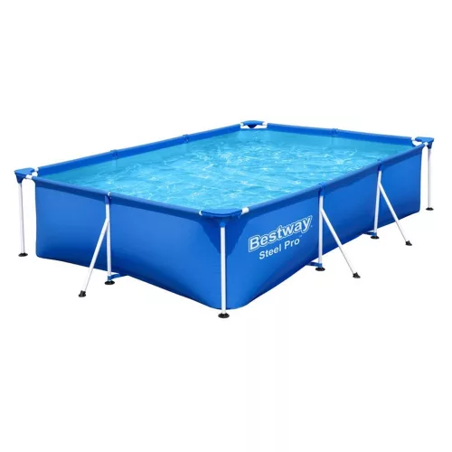 BESTWAY Steel Pro csővázas medence, 300 x 201 x 66 cm, tartozékok nélkül, DuraPlus oldalfalak (56404)