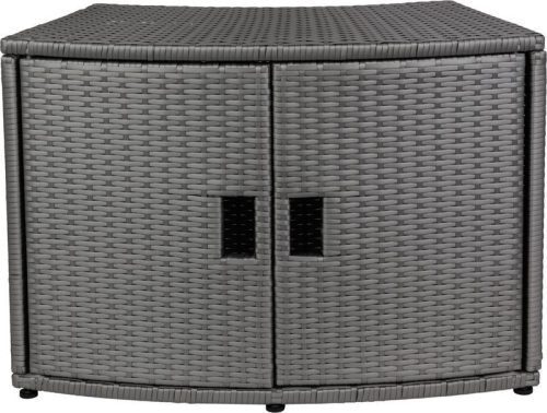 MSpa jacuzzi kiegészító bútor, kerek pezsgőfürdőhöz, nyitható, 80 x 30 x 58 cm