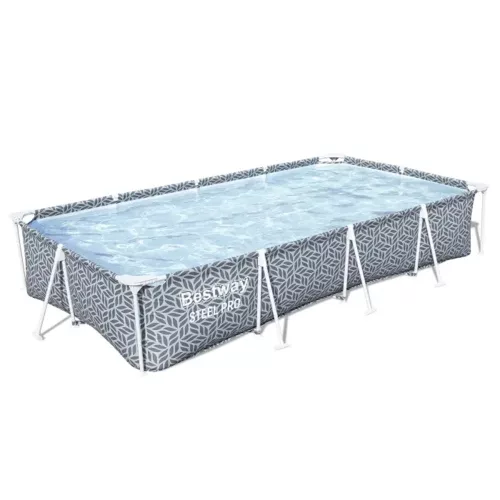 BESTWAY Steel Pro csővázas medence szett, 366 × 201 × 66 cm, papírszűrős, leeresztőszeleppel (561FV)