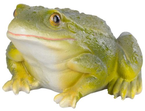 Kerti dekoráció, MagicHome, béka, zöld, 15,3 x 13,7 x 9 cm, poligyanta