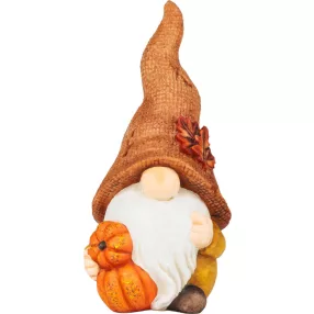   Kerti dekoráció, MagicHome, törpe tökökkel, 11 x 9 x 23 cm, polirezin, beltéri/kültéri