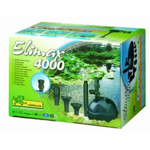 Szökőkút szivattyú, Ubbink, Elimax 4000, 4100 l/óra, 3 db szórófej, energiahatékony, max. 5,2 m vízoszlop, kültéri