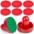 Léghoki ütő és korong szett, Neo-Sport Air Hockey, 2 db ütő 5,5 x 6 cm filc alátétekkel, 6 db korong 5 cm