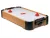 Léghoki asztal, Neo-Sport NS-426 Air Hockey, fehér, 70 × 38 × 12,5 cm, asztali/hordozható, MDF és PVC, légáram rendszer, 2 ütővel és 2 koronggal, analóg számláló, elemes (6 db AA)