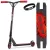 Klasszikus roller, SOKE EVO, piros, 83 cm, 10 cm 88A PU kerekek, ABEC-9 csapágy, HIC kompresszió, integrált kormánycsapágy, Y kormány, max. 100 kg
