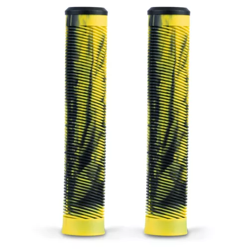 Roller kormánymarkolat, SOKE G3, fekete/sárga, 16,5cm, 2 db, extra puha, ütésálló végek, belső átmérő 2 cm, külső átmérő 3 cm