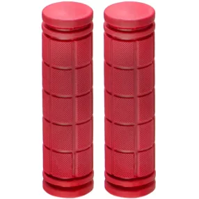   Roller kormánymarkolat, SOKE EVO, piros, 12,5 cm, 2 db, puha, TPR gumi, ütésálló végzárók, univerzális