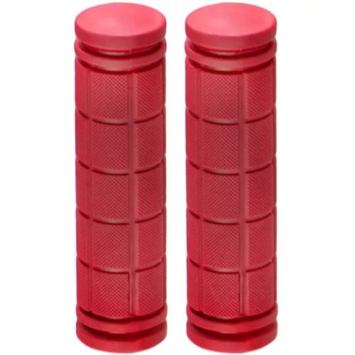Roller kormánymarkolat, SOKE EVO, piros, 12,5 cm, 2 db, puha, TPR gumi, ütésálló végzárók, univerzális