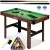 Biliárdasztal, Neo-Sport NS-807, zöld, 122 x 61 x 76 cm, állítható lábak, 16 db golyó, 2 dákó 92 cm, 1 háromszög, 2 kréta