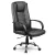 Irodai szék, Sofotel EG-221, fekete, 45-55 cm ülésmagasság, 106–116 cm, műbőr kárpit, Tilt hintamechanika, krómozott talp, gumírozott kerekek