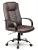 Irodai szék, Sofotel EG-221, barna, 45-55 cm ülésmagasság, 106–116 cm, műbőr kárpit, Tilt hintamechanika, krómozott talp, gumírozott kerekek