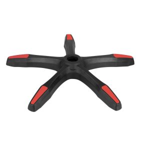 Szék talp, Sofotel, 32 cm, fekete-piros