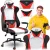 Gamer szék, Sofotel Miss Fortune, 41-48 cm ülésmagasság, ekobőr kárpit, ergonomikus, fém talp, hintafunkció, csendes gumírozott kerekek, derék- és fejpárnával