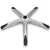 Szék talp, Sofotel EG-228, 35 cm, ezüst