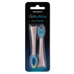   Szónikus fogkefefej, Berdsen Galaxy, rózsaszín, 2 db, lepedékeltávolító, zománckímélő, Berdsen Galaxy fogkeféhez