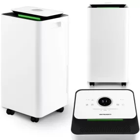   Páramentesítő, Berdsen BD-521, fehér, 2500 ml tartály, 12 l/24 h, kompresszoros, LCD kijelzős, higrosztátos, időzítős, folyamatos vízelvezetés, 45 dB, 250 W