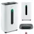 Páramentesítő, Berdsen BD-523, fehér, 6500 ml tartály, 20 l/24 h, kompresszoros, LCD kijelző és érintőpanel, higrosztátos, folyamatos vízelvezetés, 48 dB, 320 W