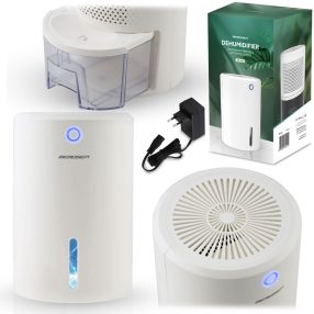   Páramentesítő, Berdsen BD-526, fehér, 800 ml tartály, ultracsendes 34 dB, Peltier-technológia, 280 ml/nap, LED világítás, 22,5 W
