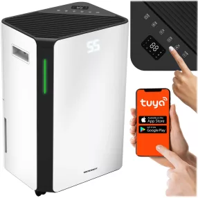   Páramentesítő, Berdsen BD-532, fehér, 4600 ml tartály, 20 l/24h, kompresszoros, 330 W, 41 dB, Wi-Fi, Tuya alkalmazás, időzítő, éjszakai mód, gyerekzár (TE353200)